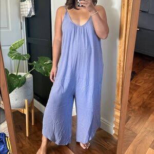 No brand Overall Slouchy Lilac Jumpsuit. Size L